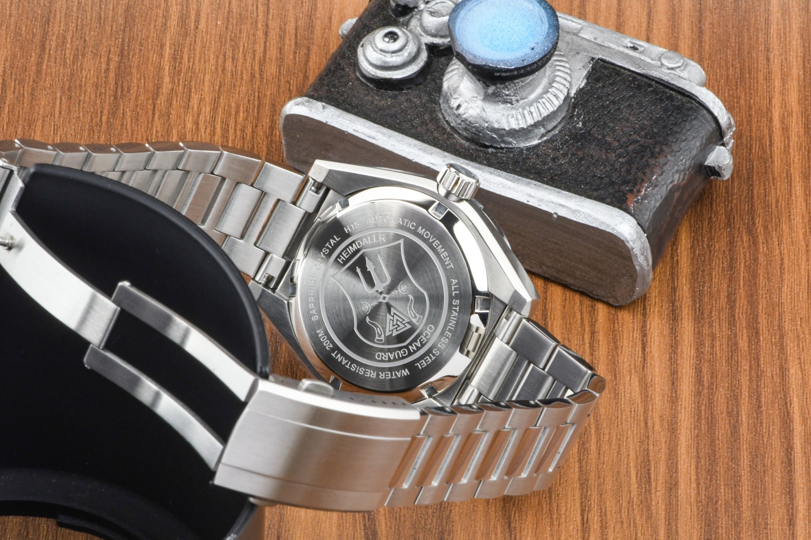 Heimdallr Ocean Guard Geometric Dial NH35 200M Automatic Dive Watch 43mm C3 316L
