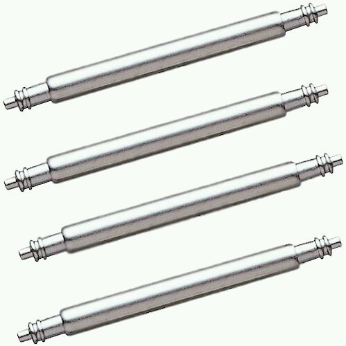 4 x 10mm Stainless Steel, Watch Strap Springbars, watch Pins, Swiss Quality