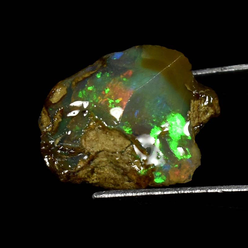 Ethiopian Fire Opal Rough 100% Natural Jumbo Fire Loose Gemstones 08.40Cts.