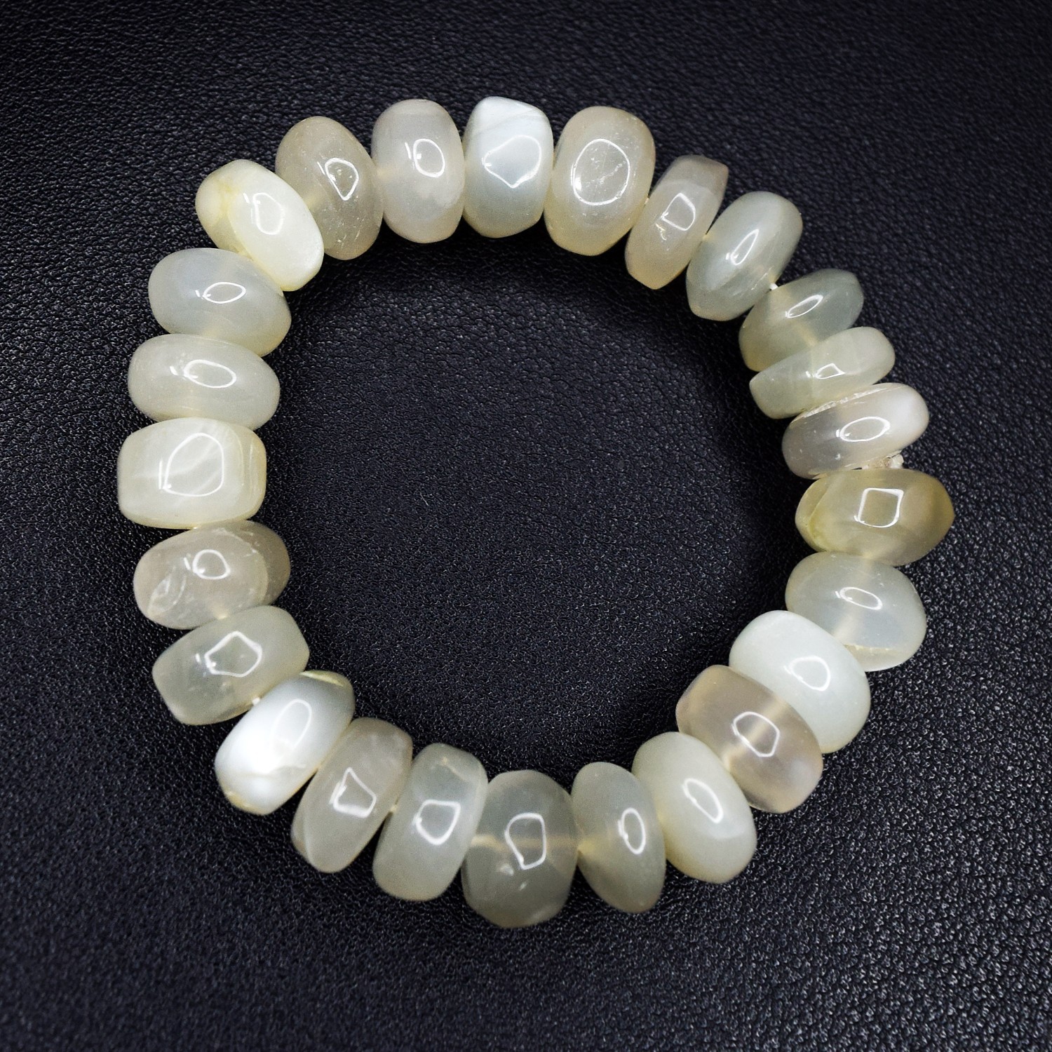 Awesome Massive Grey Moonstone 248.00 Cts Stretchable Bracelet Beaded RK 191 AZ1