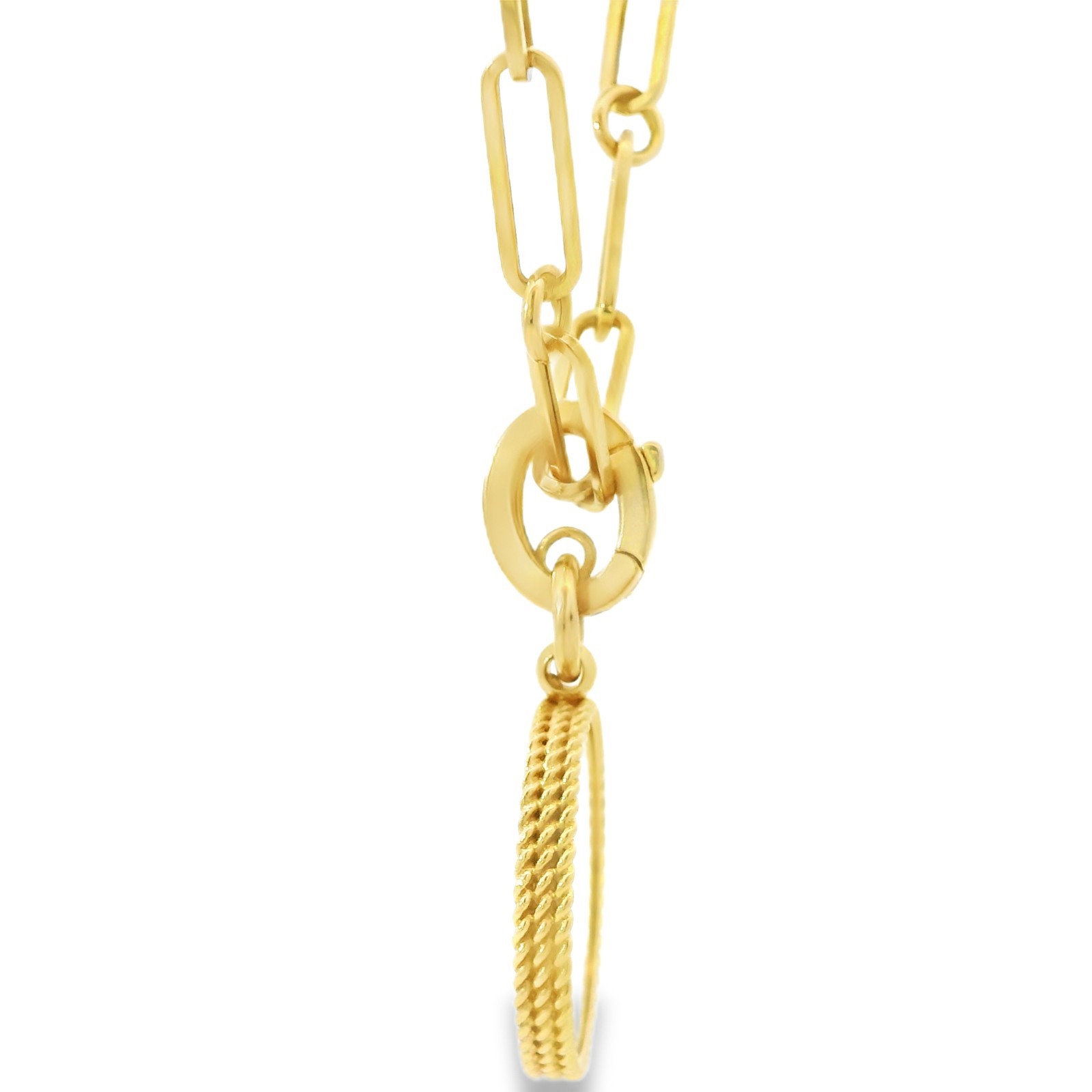 Roberto Coin Venetian Princess 18K Yellow Gold Diamond Necklace
