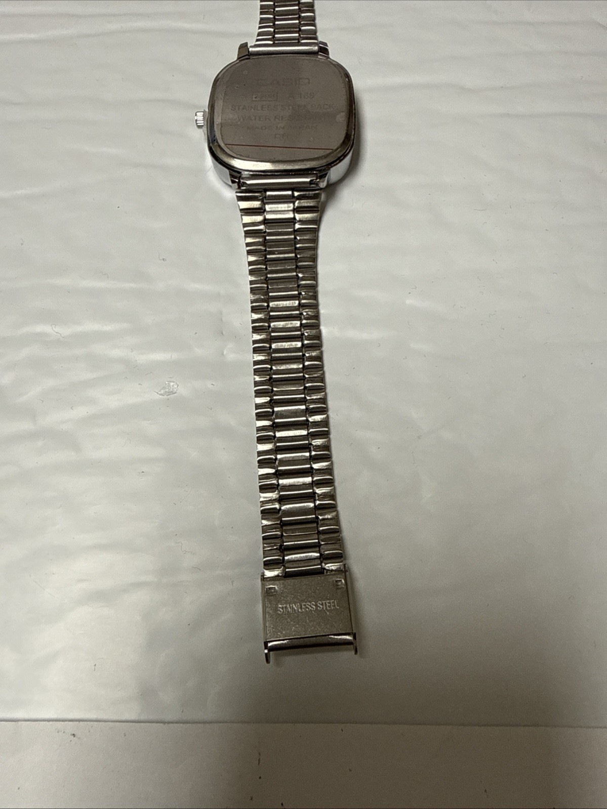 CASIO 3298 -A168 Series Stainless Steel Quartz Analog Silver Water Resistant