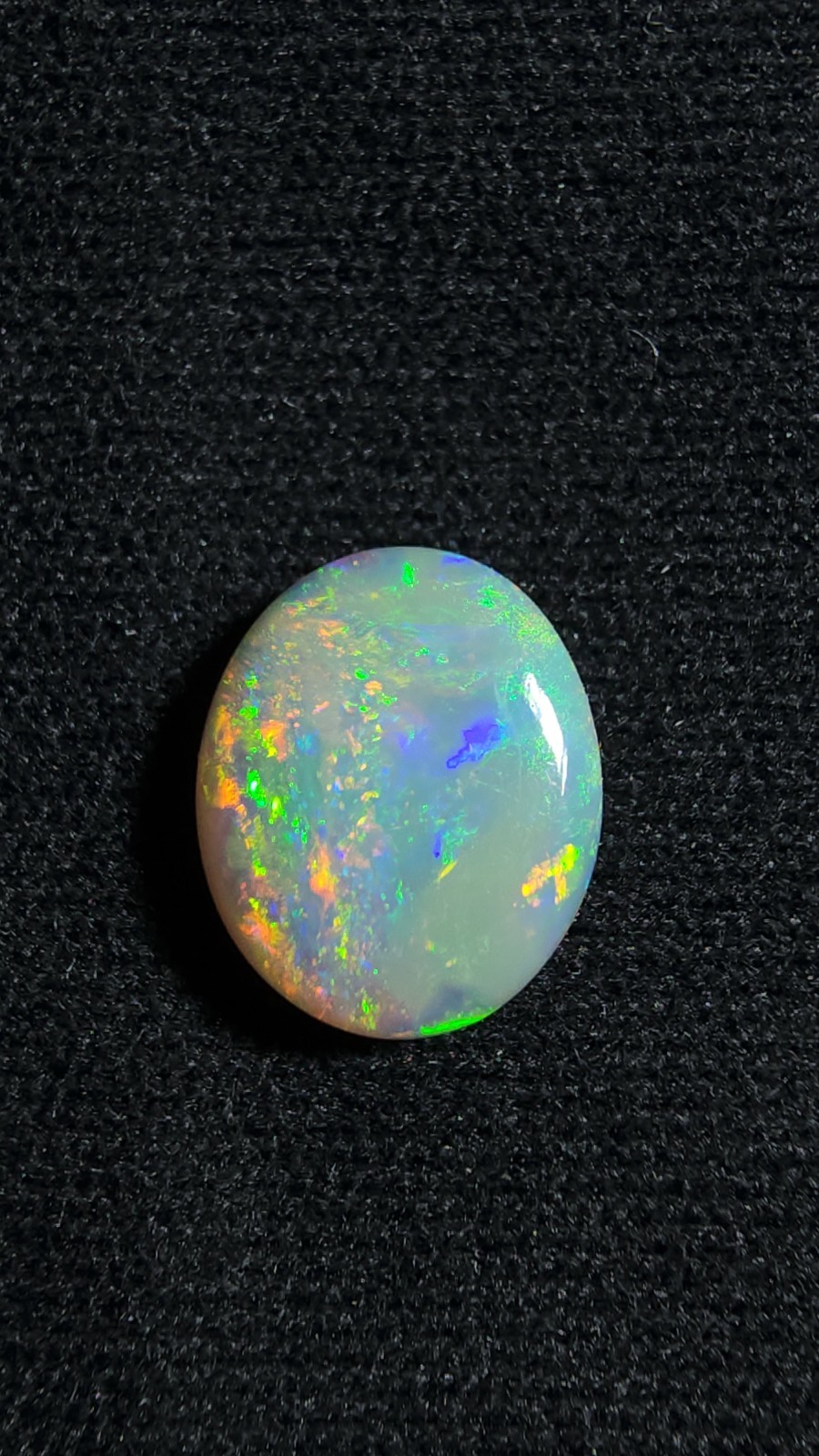 Australian Lightning Ridge 0.90ct Rainbow Crystal Nobby Opal