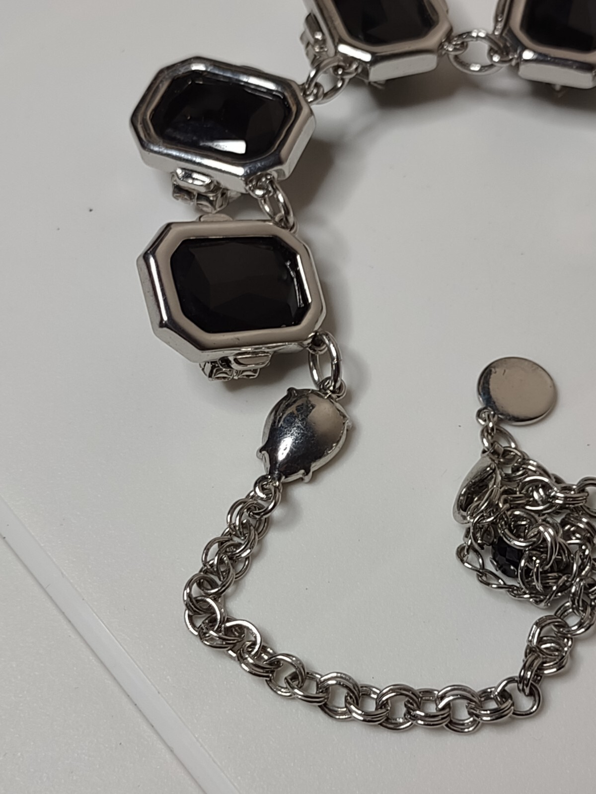 Heavy White House Black Market Necklace Adjustable 18 To 20 Inches Long