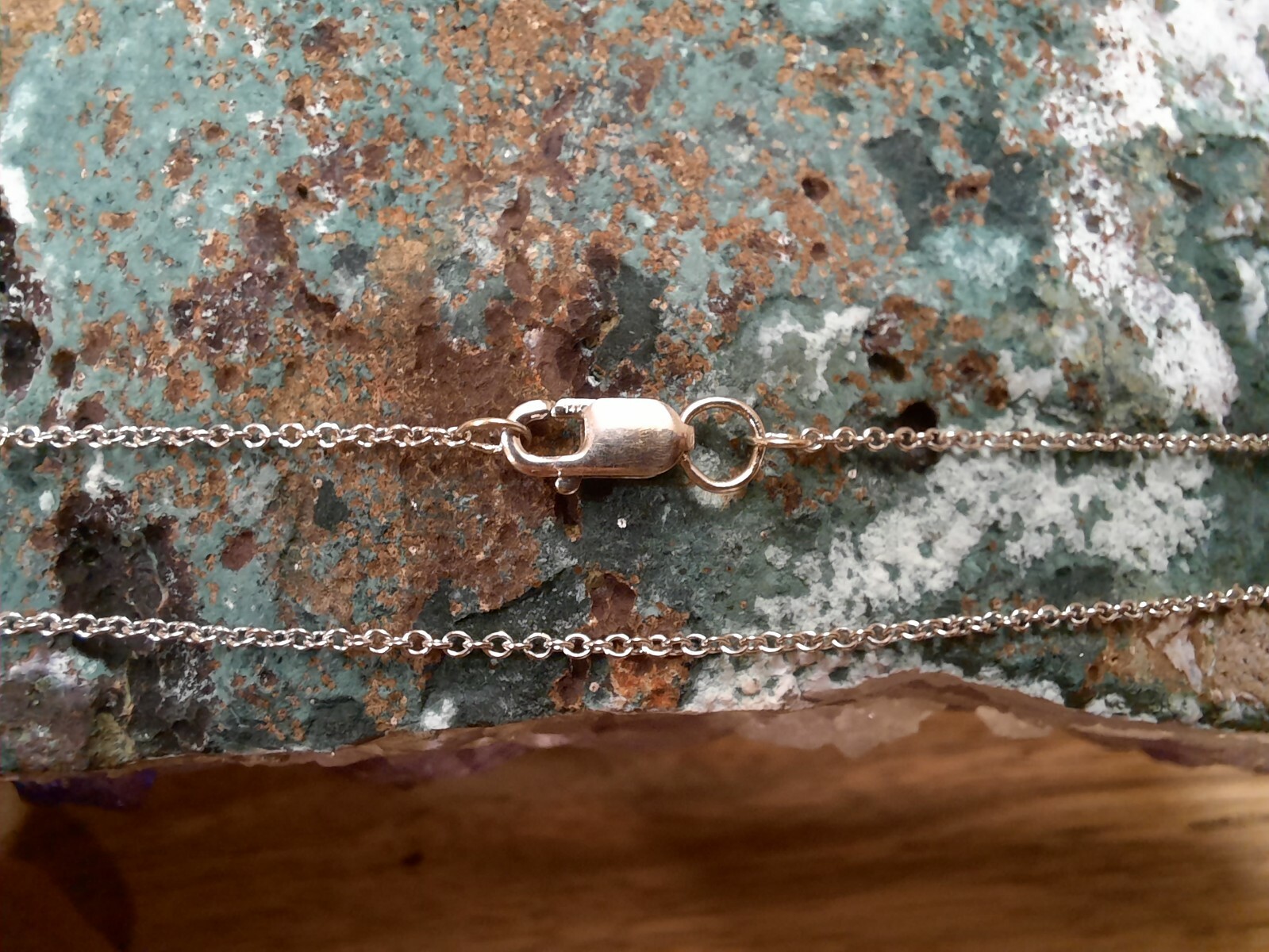 17.5″ 14K White Gold 1.0mm Rolo Chain Necklace – 1.604 grams Excellent Condition