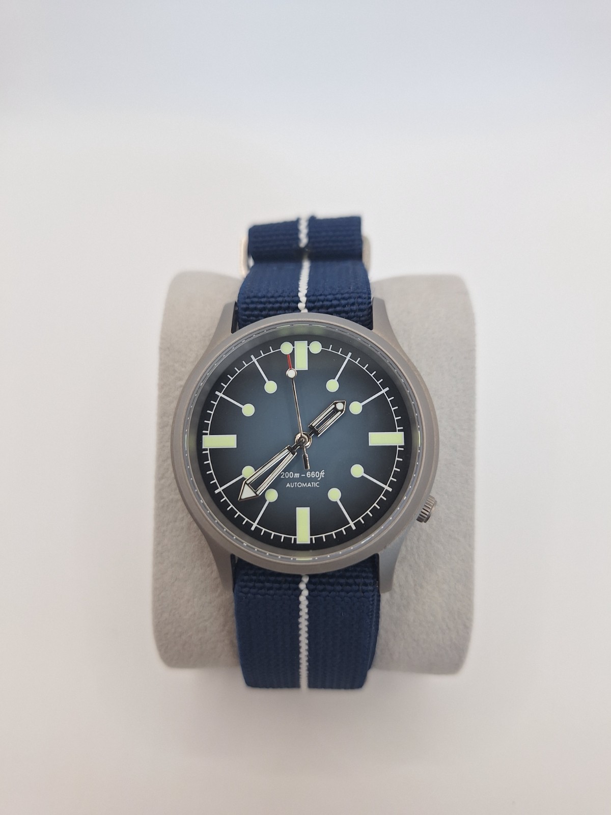 37mm Titanium Watch VH31 Quartz NATO Strap Custom Mod Tactical Military Field