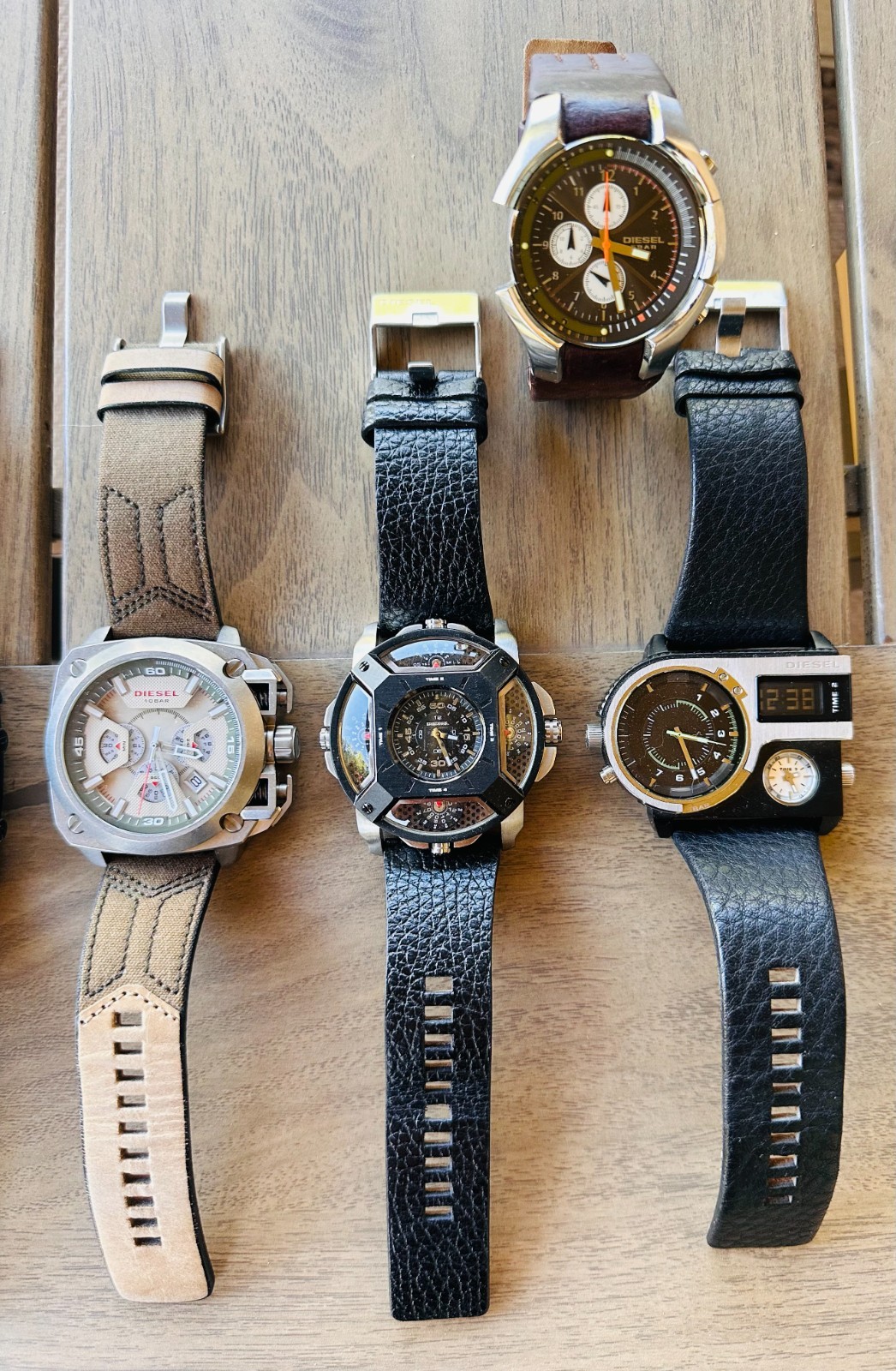 DIESEL Men’s Watch Collection – Limited Edition 10 WATCHES – PreOwned Excellent
