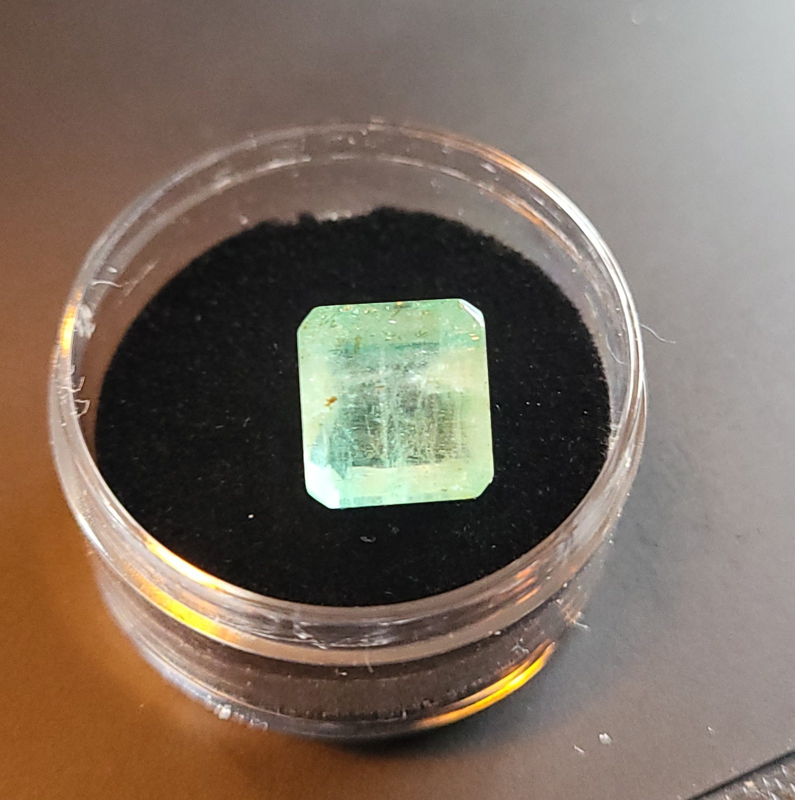 Top Natural Untreated Certified Vivid Green Ethiopian Transparent Emerald 4.55ct