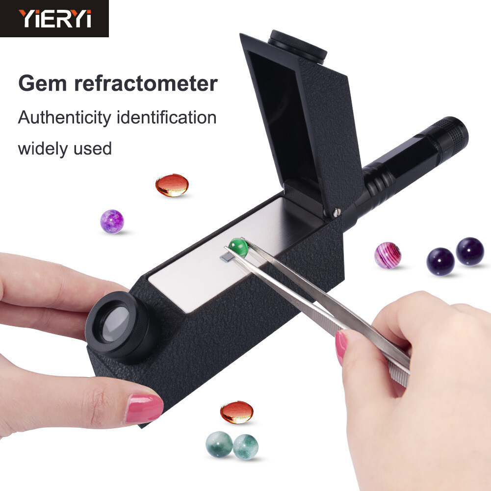 A Type Gem Refractometer Detector External Light Source Measuring Instrument