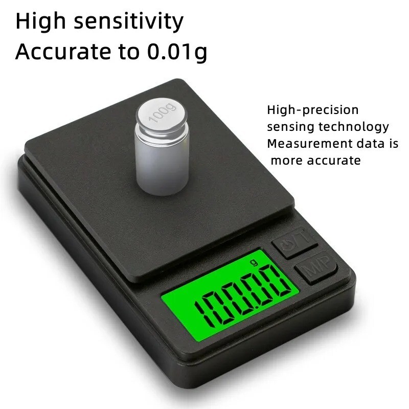 100/500g 0.01g mini digital scale high precision electronic pocket scale jewelry