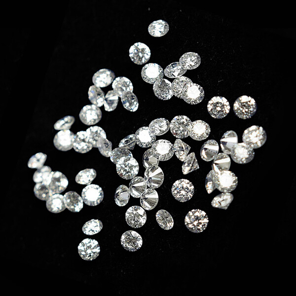 .01 Ct Loose Untreated Natural White Diamond SI2 Small Melee 1 Pointer