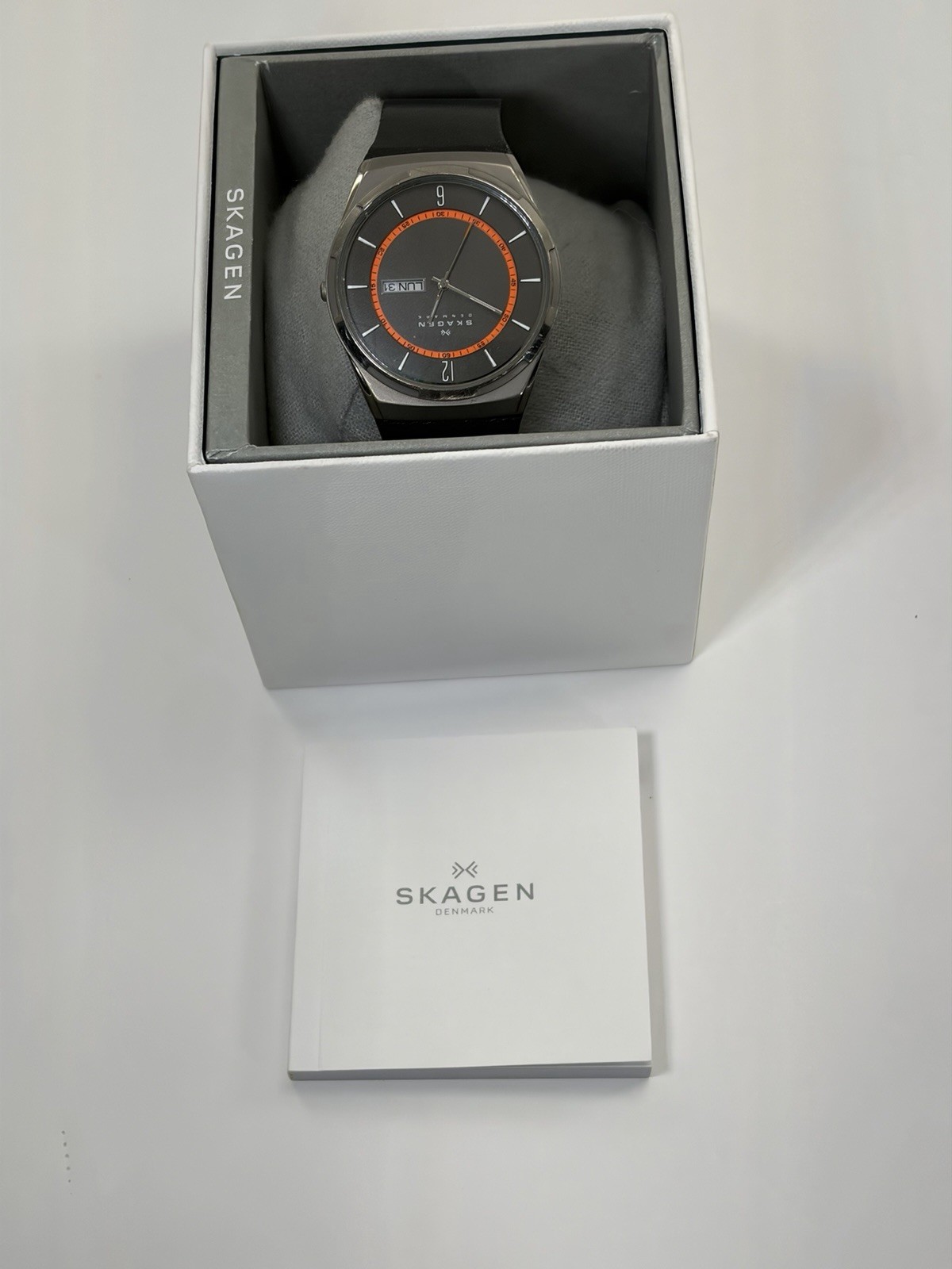 Skagen Melbye Grey Dial Grey Mesh Men’s Watch SKW6007