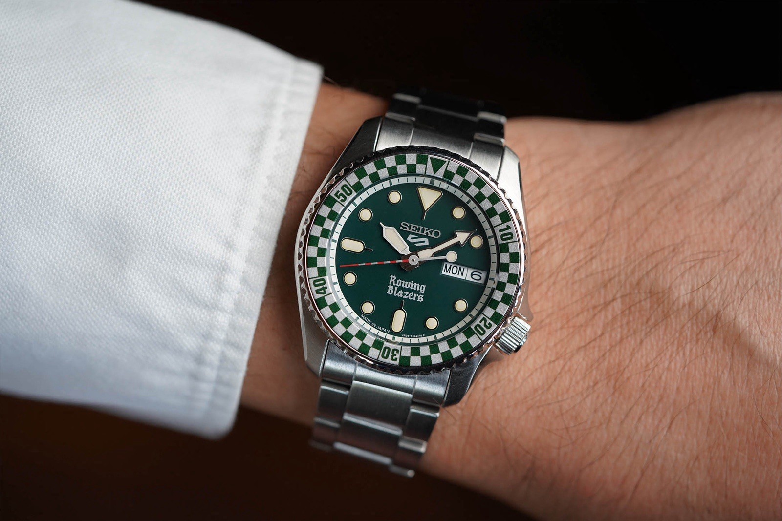Seiko 5 X Rowing Blazers X Wind Vintage – Green 38mm