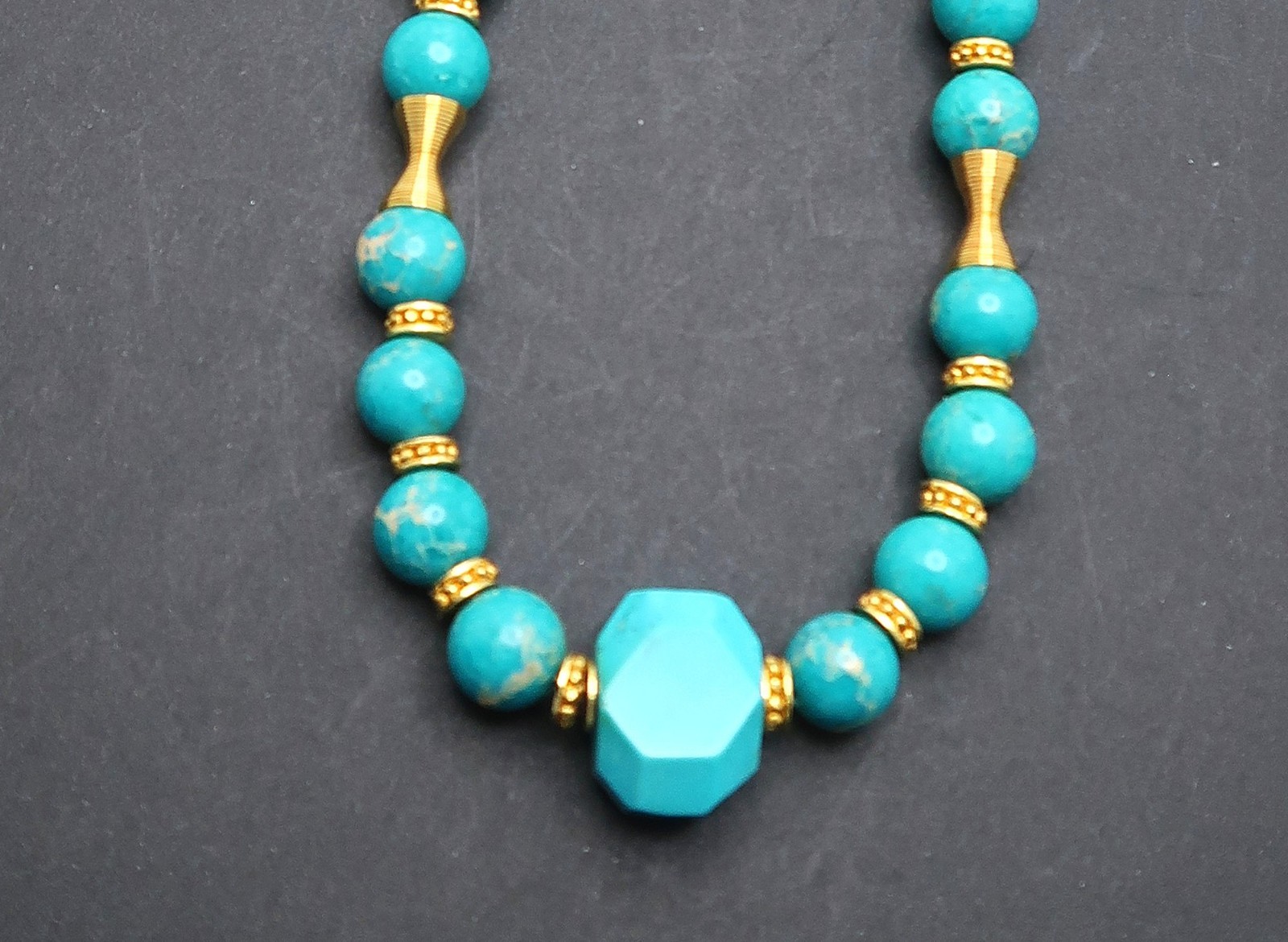 Imperial Jasper necklace, NEW, handmade in USA