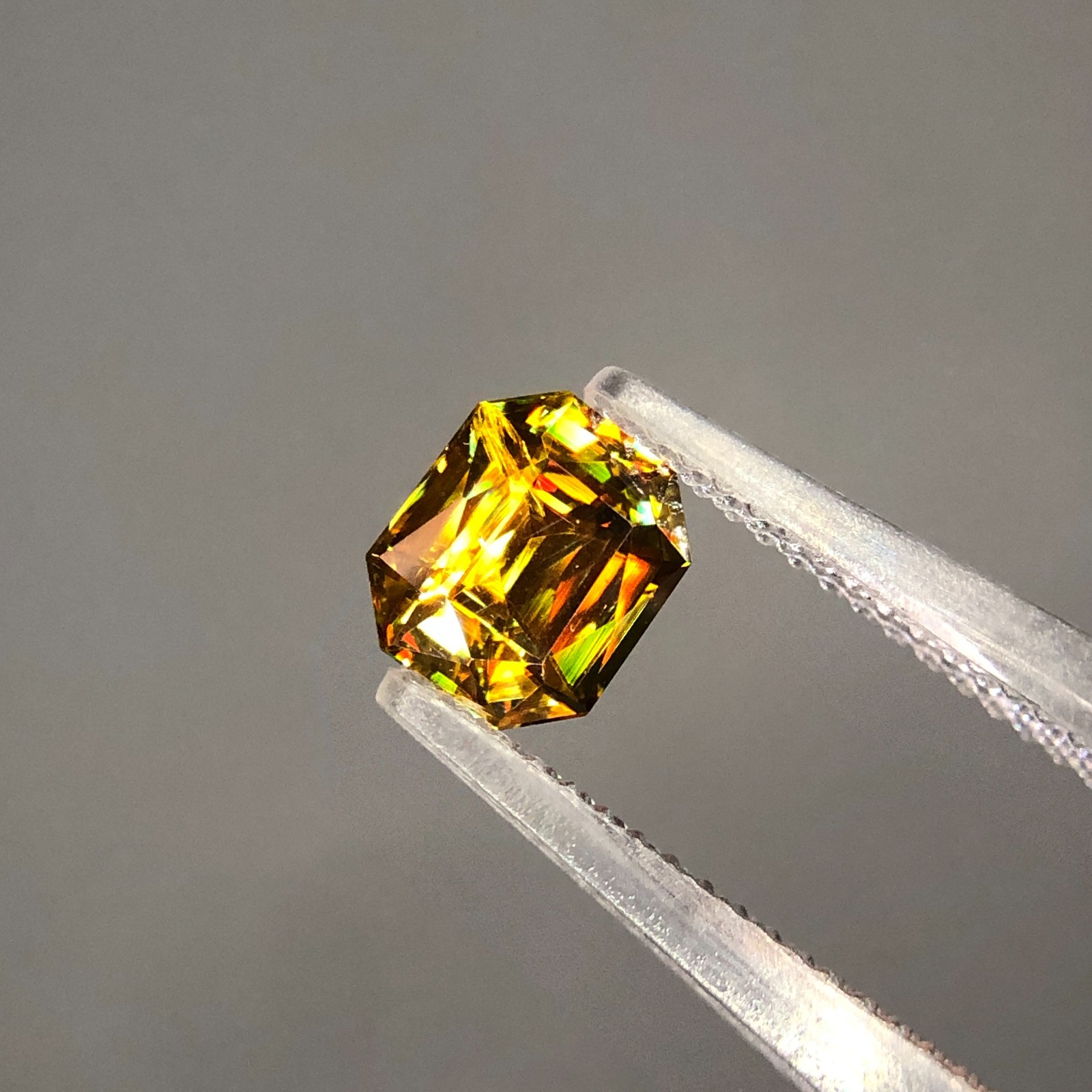 1.20 Carat Natural Full Fire Sphene Titanite | Step Cut | Gemstone For Jewelry