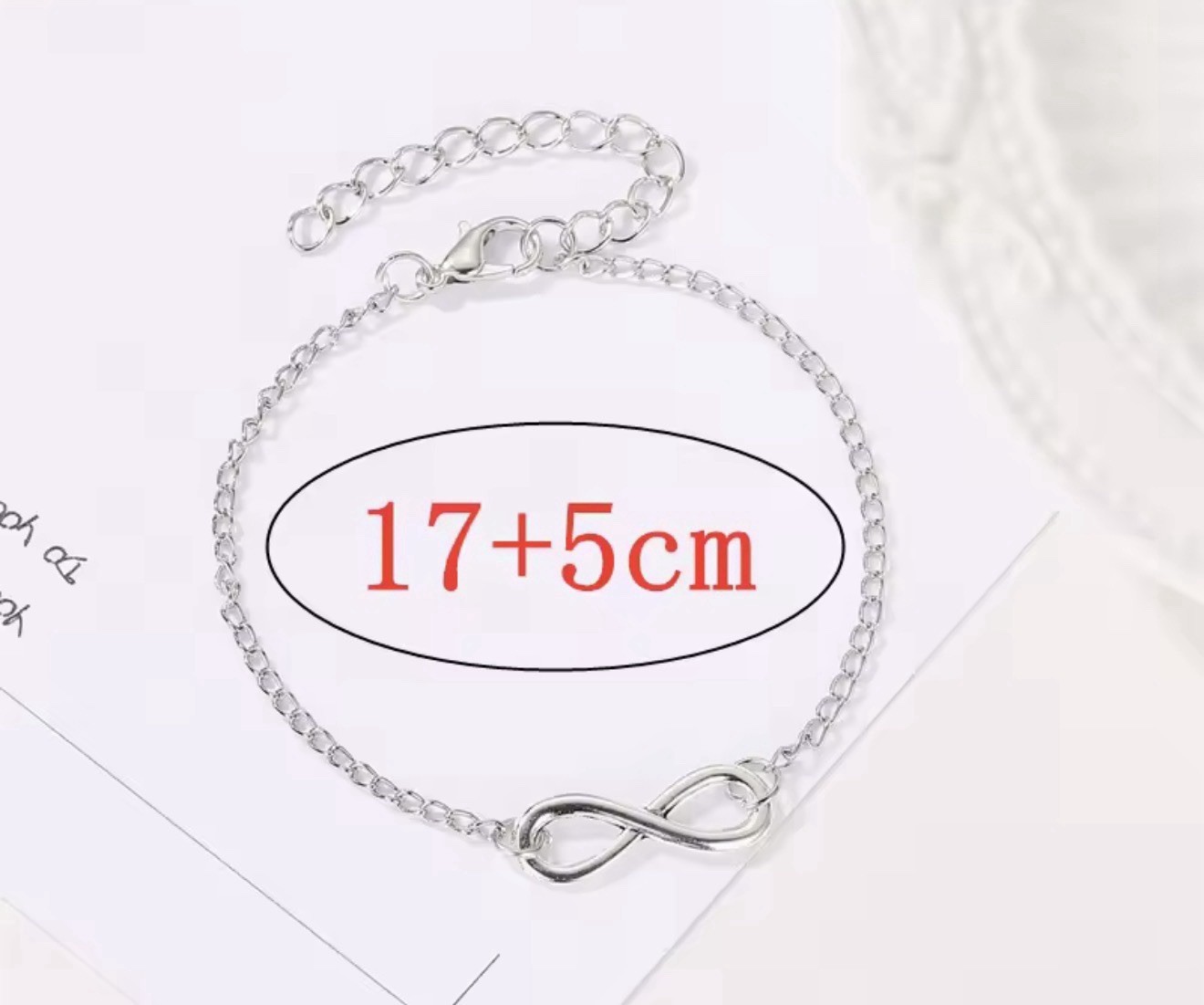 Titanium Steel Infinity woman bracelet