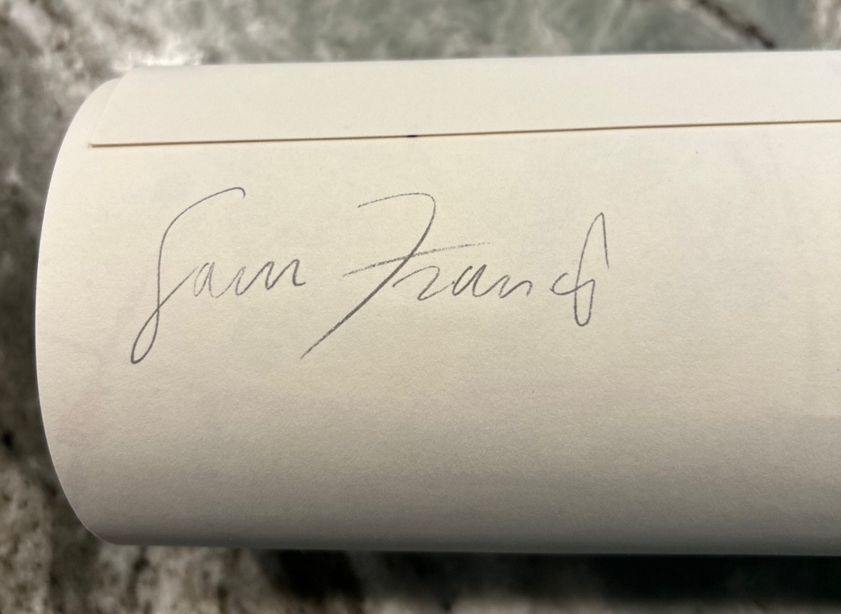 Swatch Art Special – Sam Francis Limited Edition Lithograph – 30 x 8 in – 1992