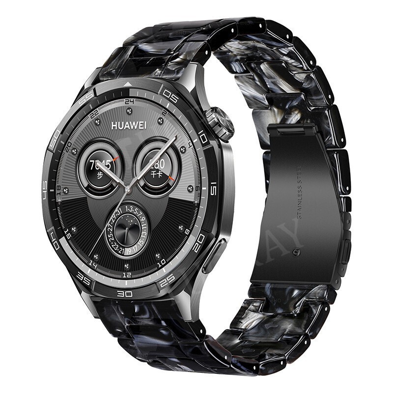 Luxury Resin Watch Band Strap for Amazfit Bip 6 5 GTR GTS 4 3 2 2e 47mm Bracelet