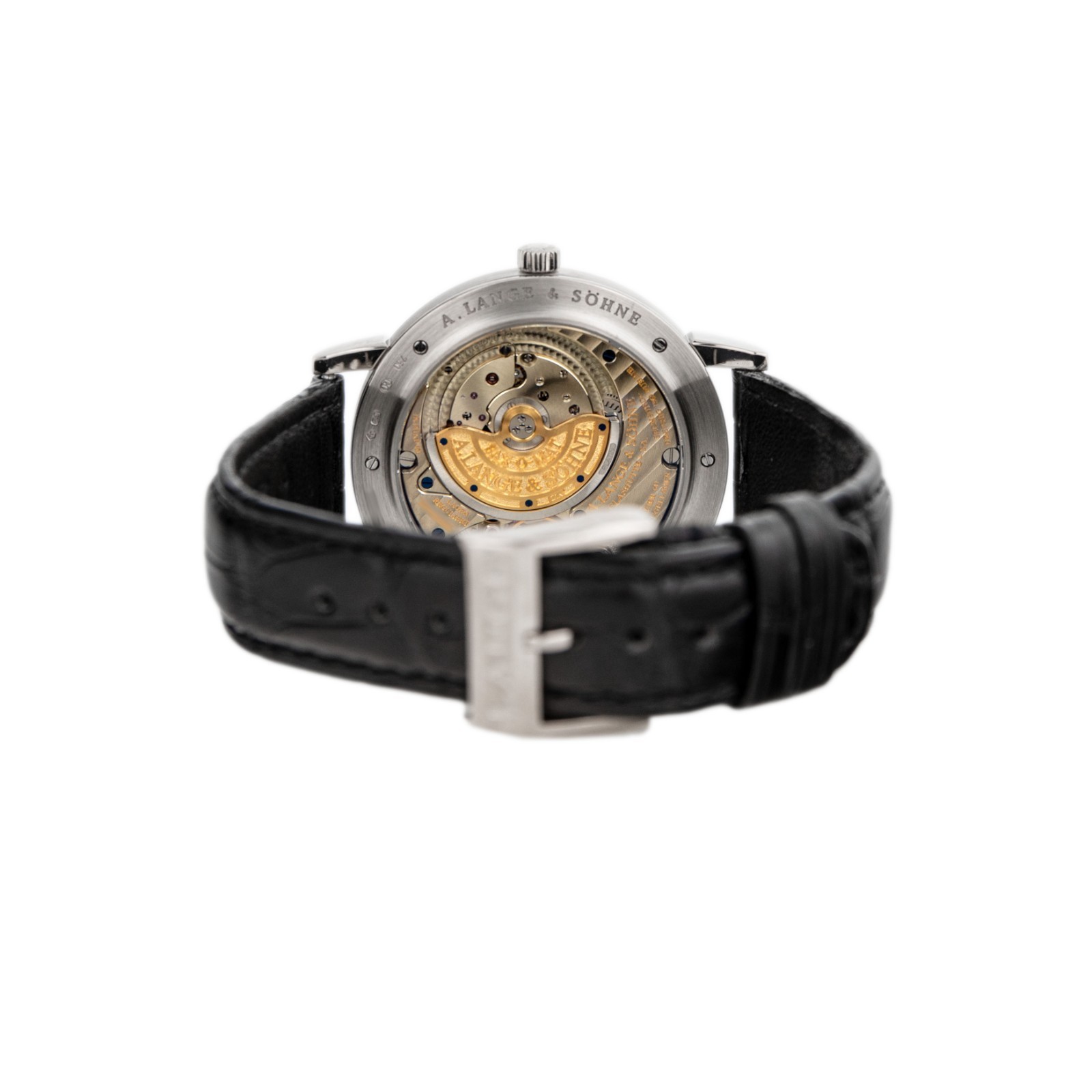 A. Lange & Sohne Grand Saxonia Automatic White Gold Silver Dial 40.6mm 307.026