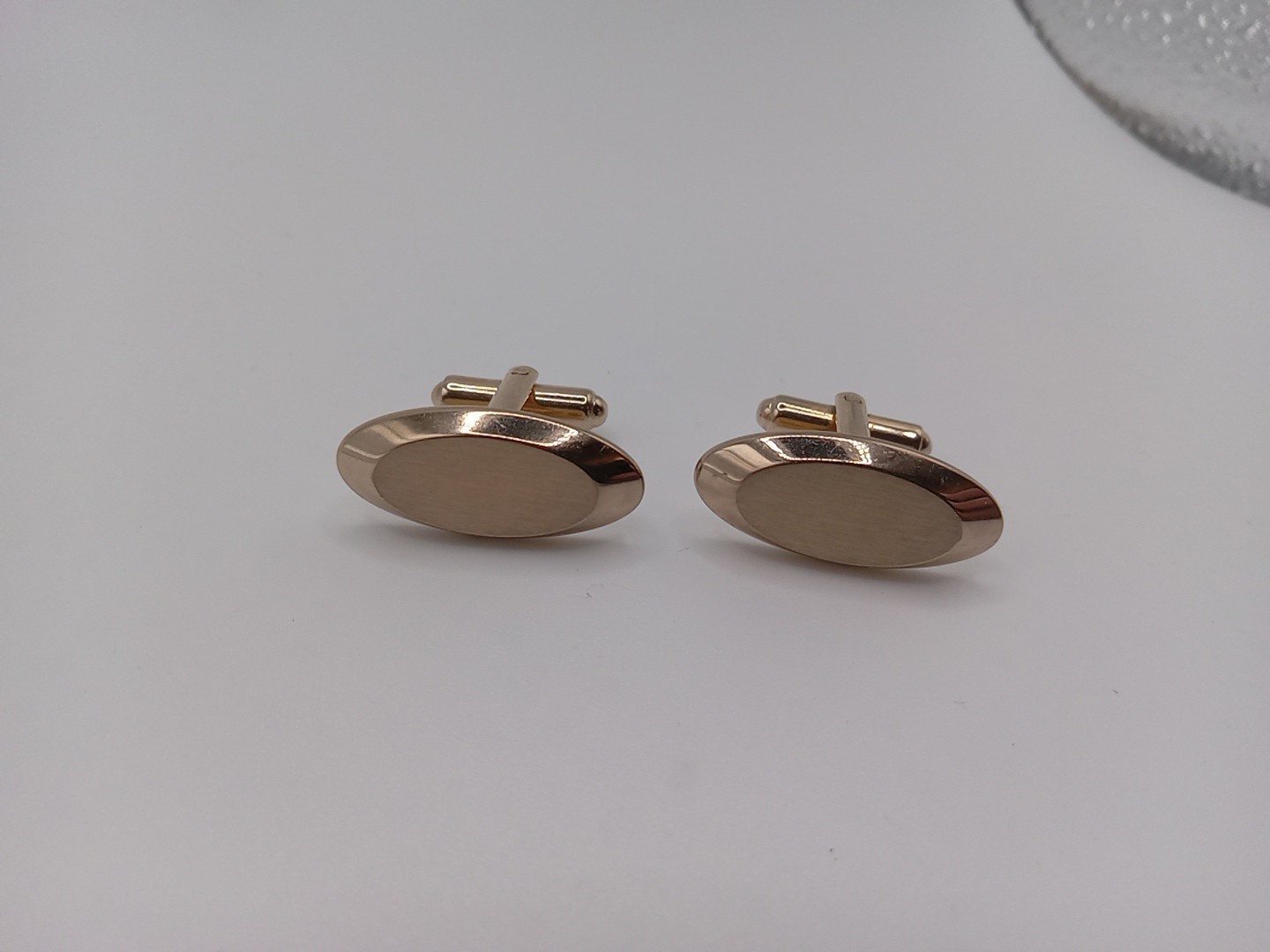 Pair Of Vintage Hickok USA Gold Tone Cufflinks Casual Business
