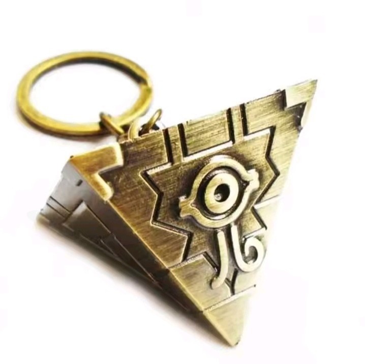 Millennium Puzzle Pyramid Pendant Necklace Anime Metal Chain Cosplay Gift YGO