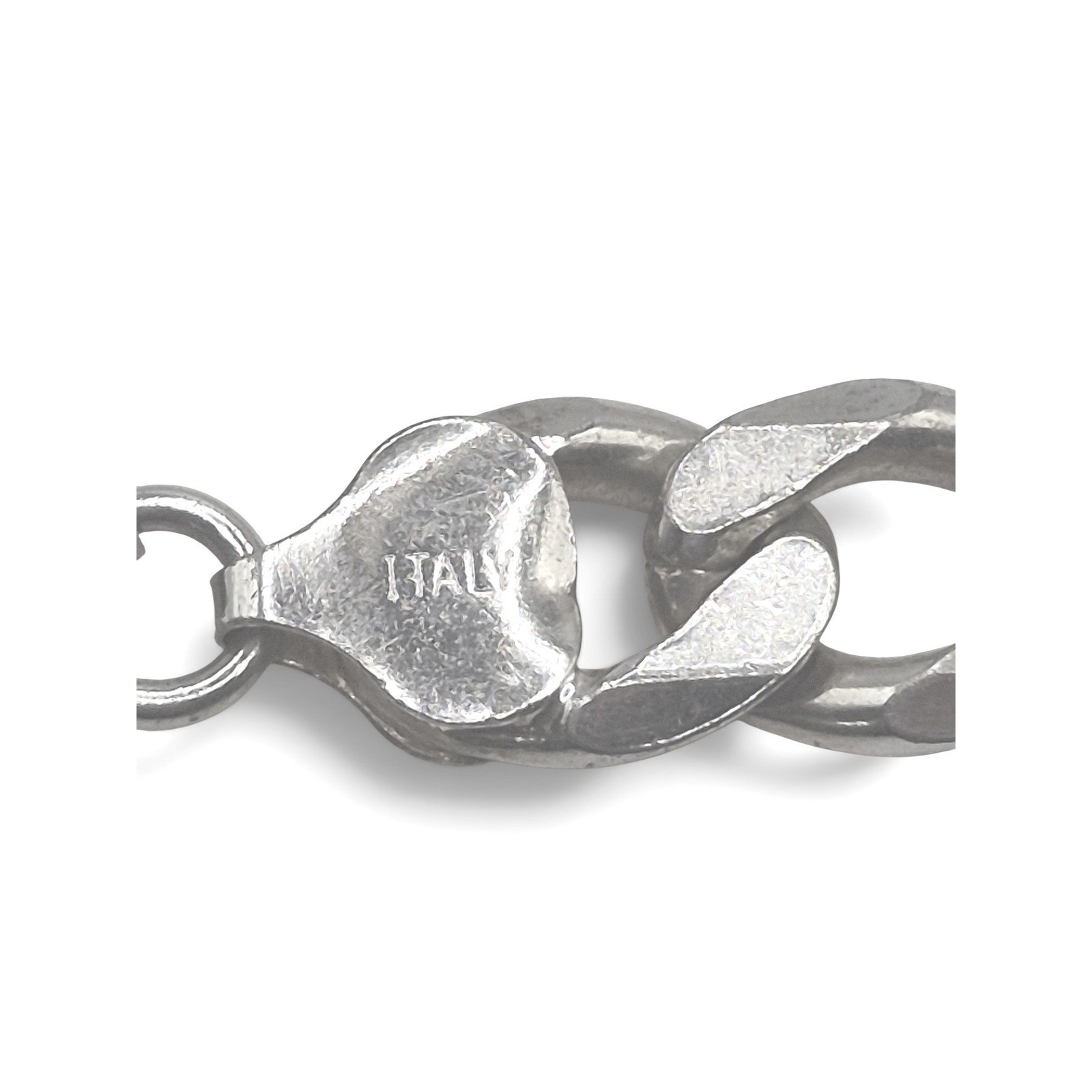 Vintage Figaro Bracelet Mens 9.5″ Silver Italian 925 Link