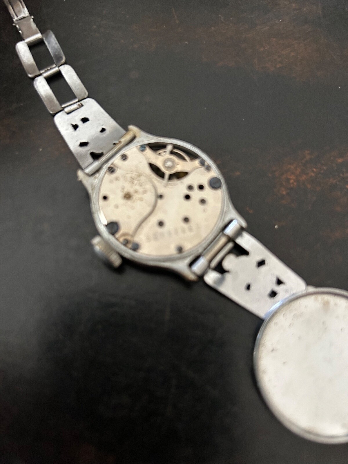 Vintage 1934 Ingersoll Mickey Mouse Wrist Watch Works