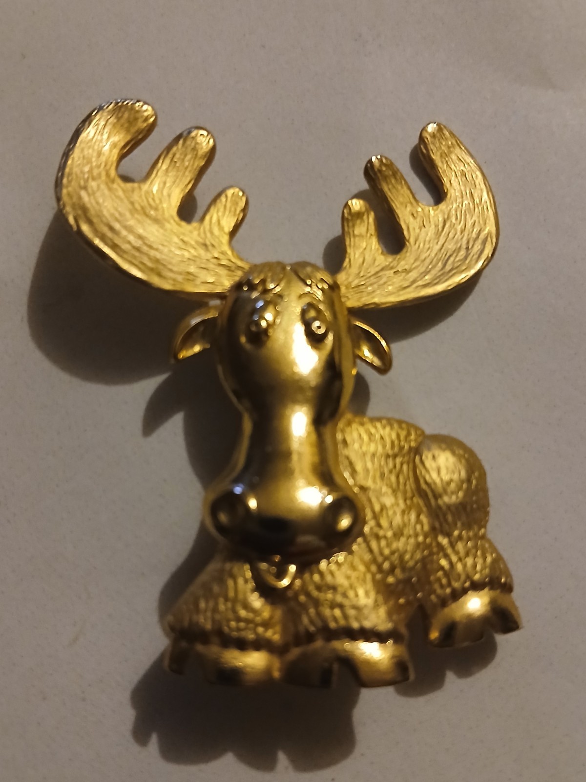 Moose broach vintage joannette jewelry JJ golton one tone moose pin brooch…