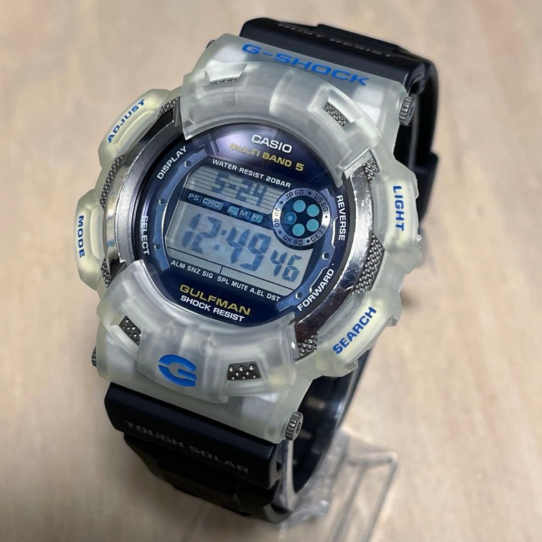 Radio Solar Fully Functional G-Shock GW 9100K New Battery Bezel and Band