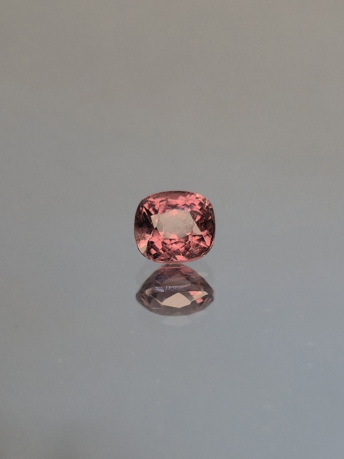 Untreated spinel Myanmar Dust Pink cushion cut natural gemstone Unique Color