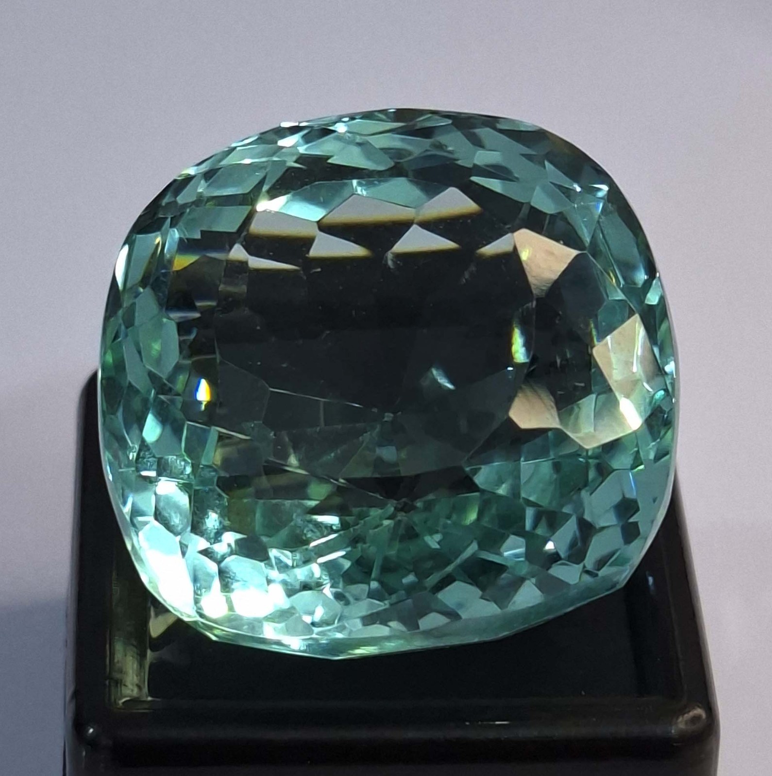 Sea Green Topaz Natural Cushion Cut 87-89 Ct Certified Loose Gemstone SP497