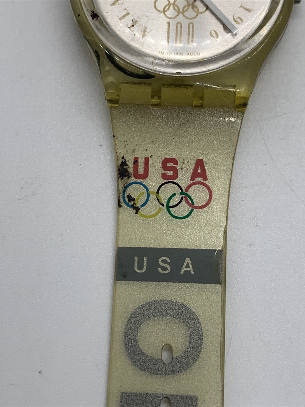 Vintage 1996 Atlanta Olympics USA Team Swatch Watch