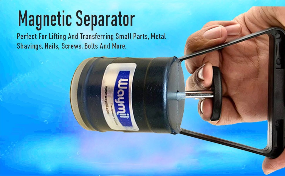 Waymil Quick Release Magnetic Separator Pick Up Tool 8 Lb Capacity Spring Loaded