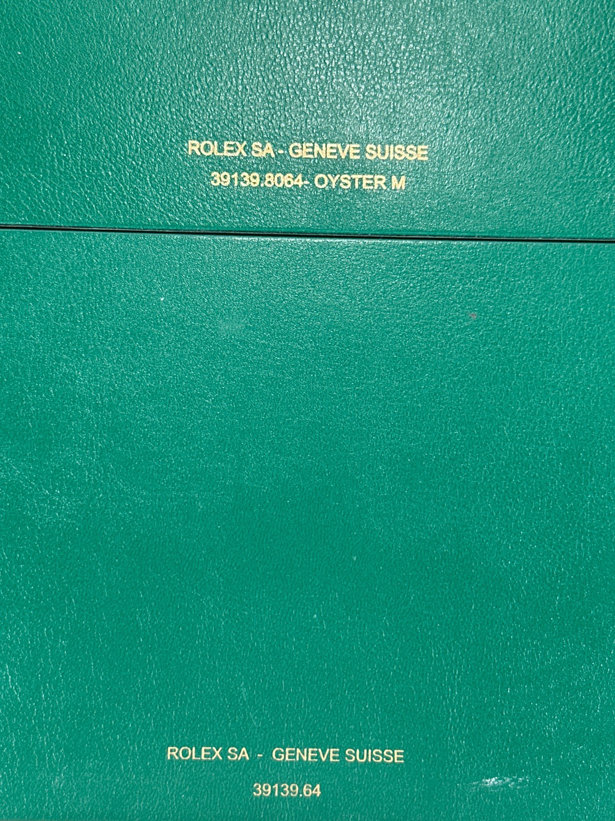 VINTAGE GENUINE ROLEX watch box case 20 set wave 39139.04 39139.01 260330002dA