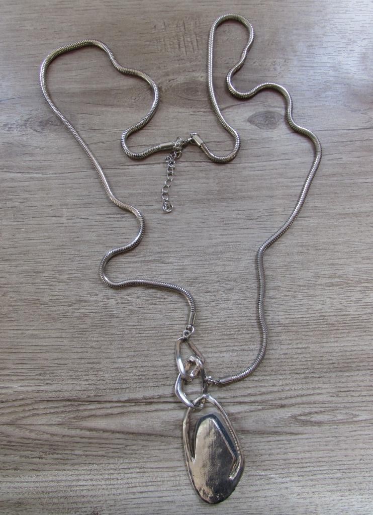 Paparazzi Silver Tone Optical Opulence White Necklace and Earrings Set