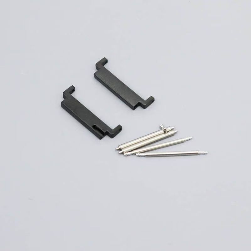 2 Set Watch Strap adapter For 20mm TO 22mm Metal Stainless Steel Black Sliver