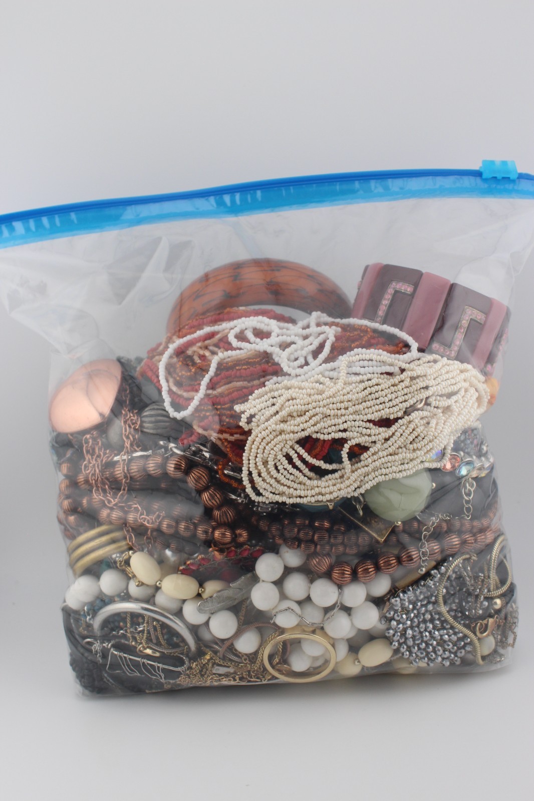 Lot 5 pounds 11 ounces mystery bag jewelry necklaces bracelets