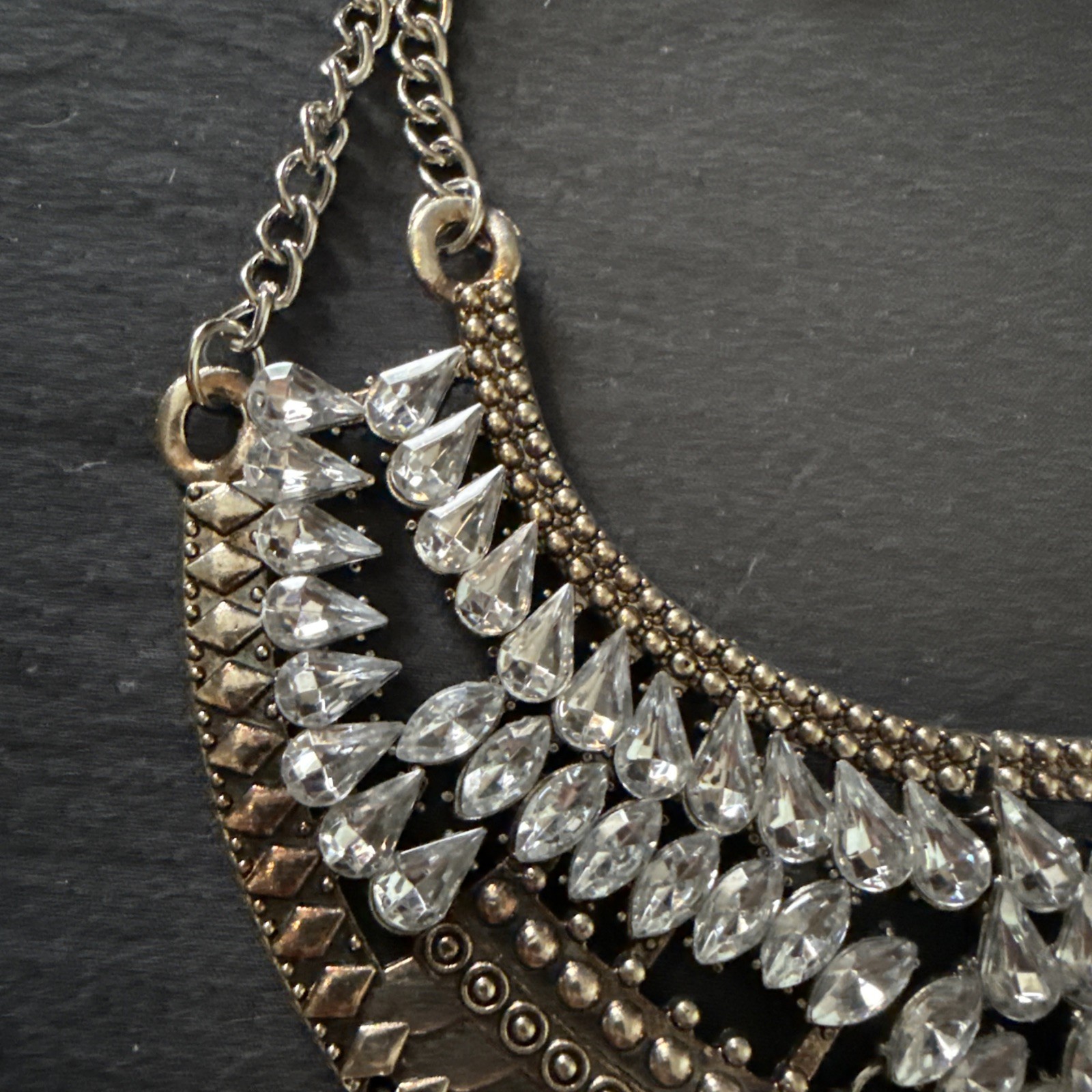 Retro Gypsy Statement Necklace bib-style Ethnic Tribal Bohemian Festival