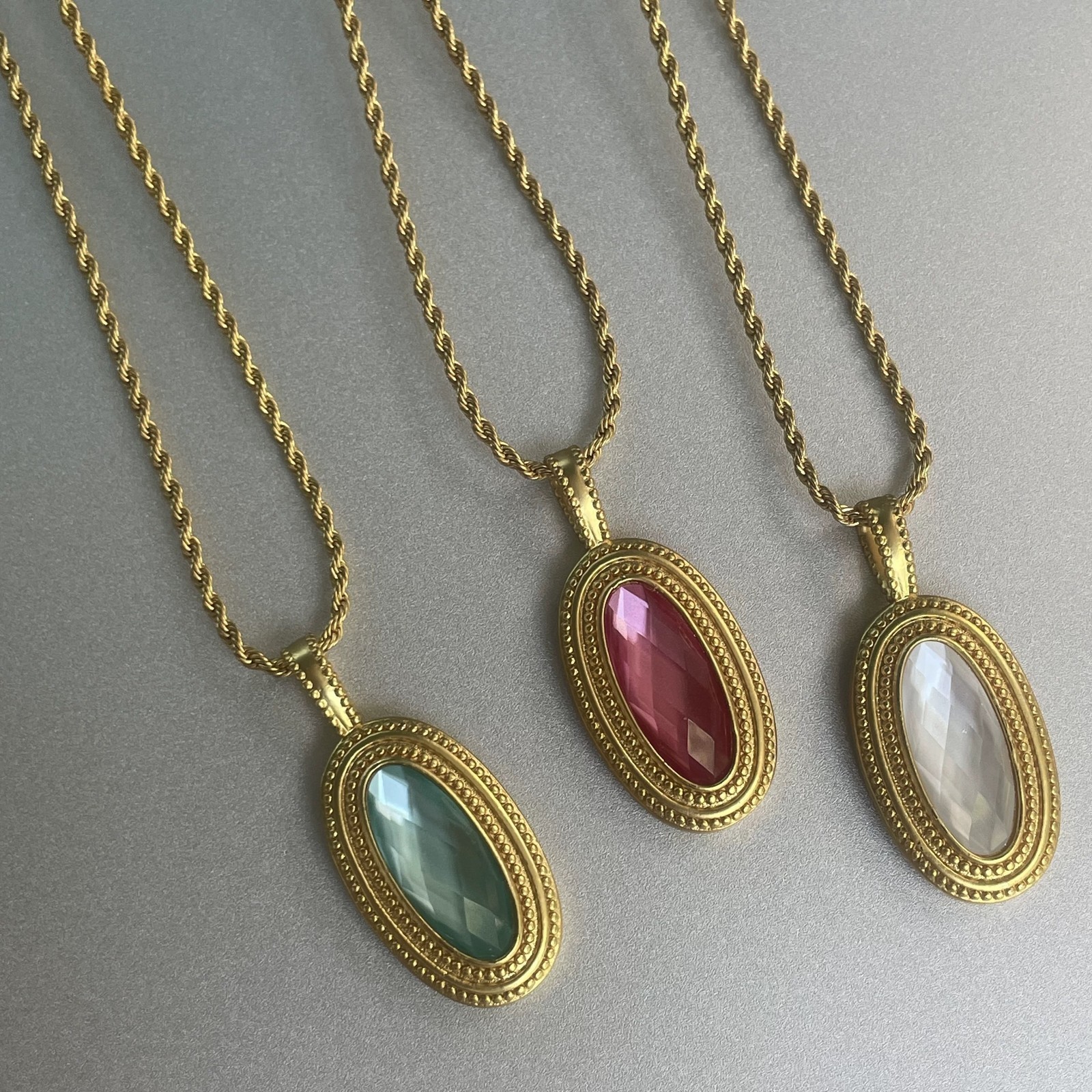 Julie Vos Marbella Statement Necklace NEW