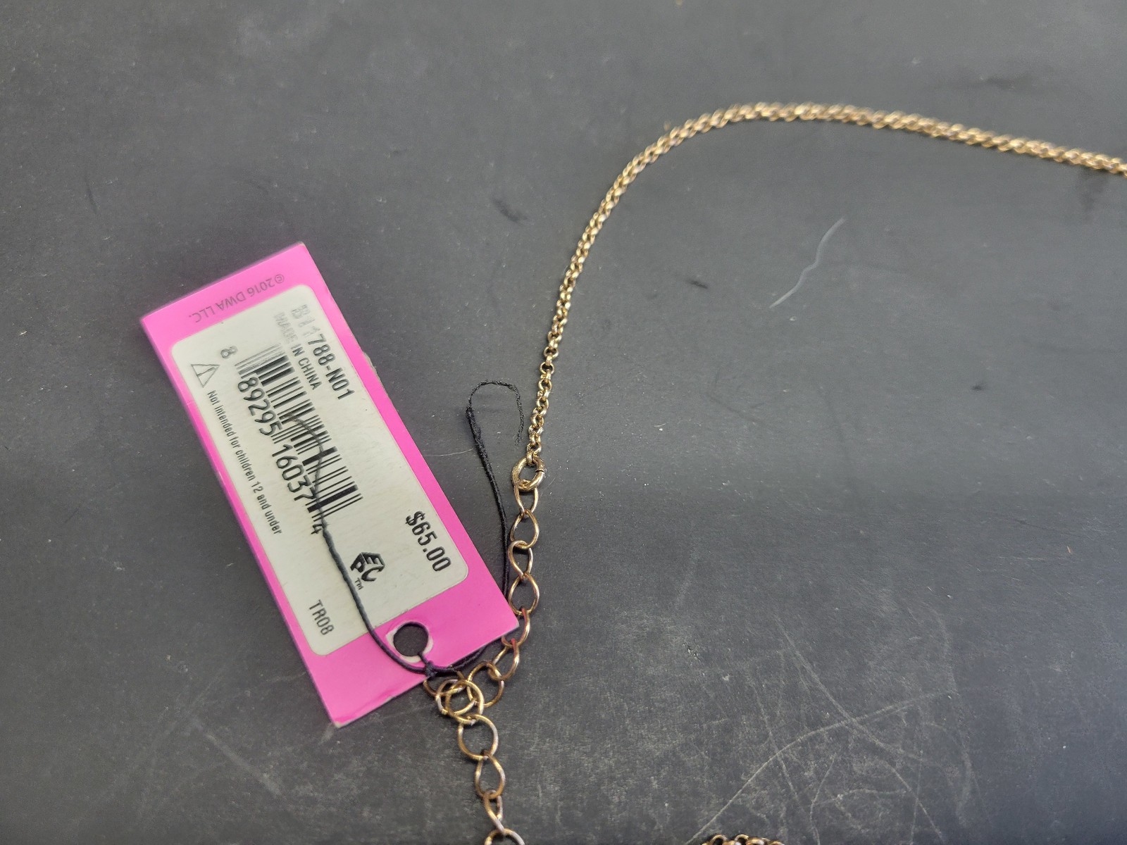 Betsey Johnson Metallic Xox Trolls Cupcake Pendant ** SEE DETAILS & PICS !! **