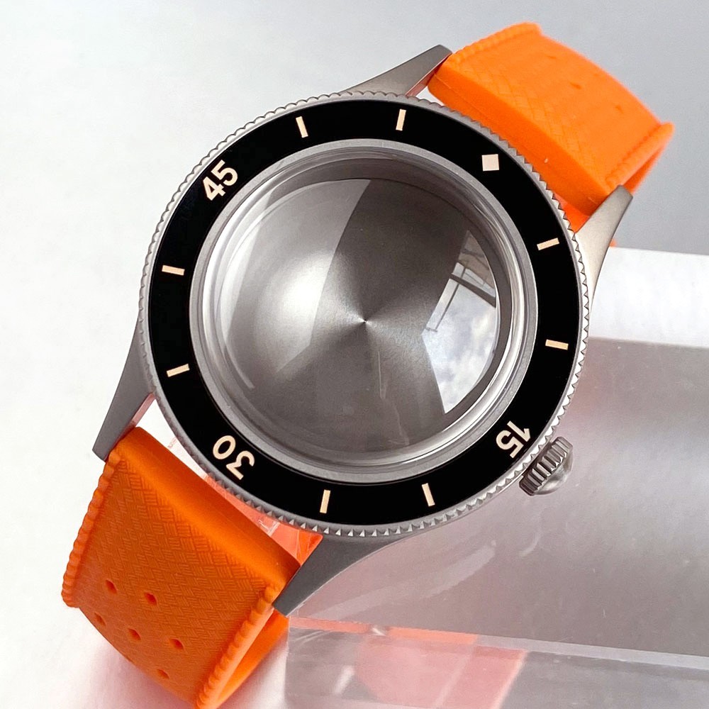 40mm Sapphire 20ATM Watch Case For Fifty Fathoms NH35 NH36 ETA2824 Miyota8215