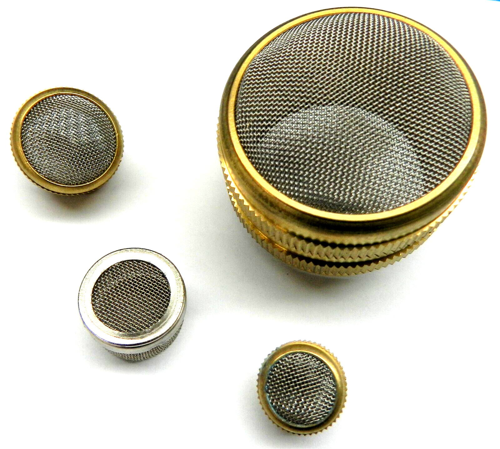 Ultrasonic Cleaning Baskets Set of 4 Mesh Baskets Jewelry Watch 16, 25, 20, 50mm