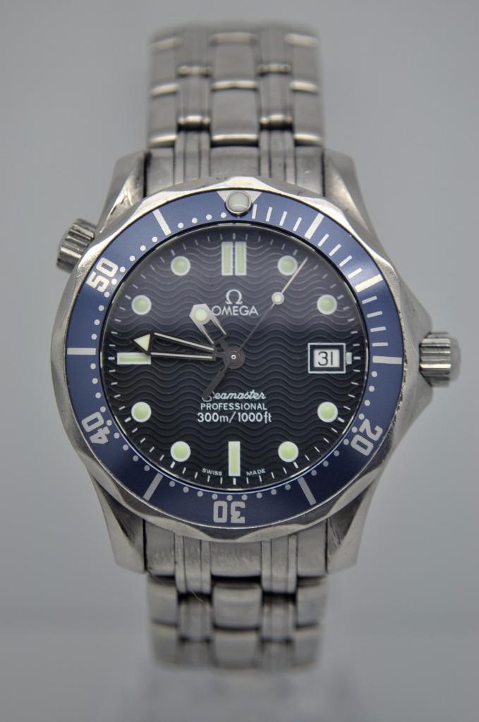 Bezel Insert Blue Omega Seamaster Professional 300m Full-size Watch James Bond