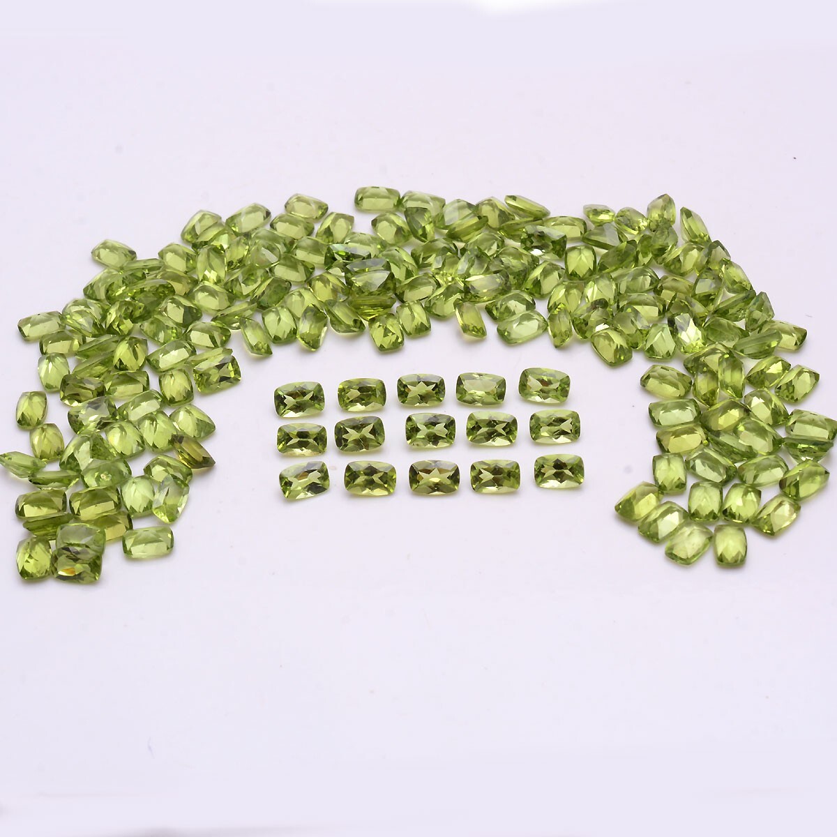 20 Pcs VVS Natural Peridot 6mm*4mm Calibrated Ravishing Color Lustrous Gemstones