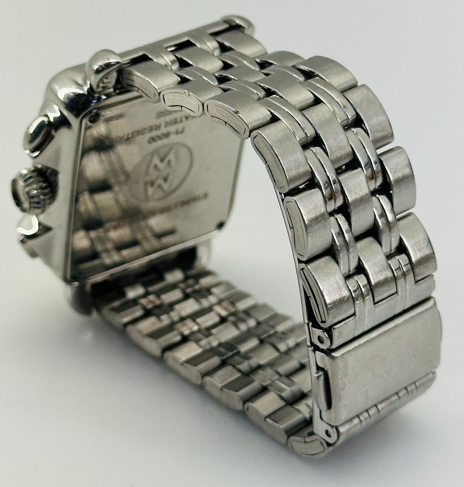 MICHELE DECO 33MM STAINLESSSTEEL DIAMOND WATCH