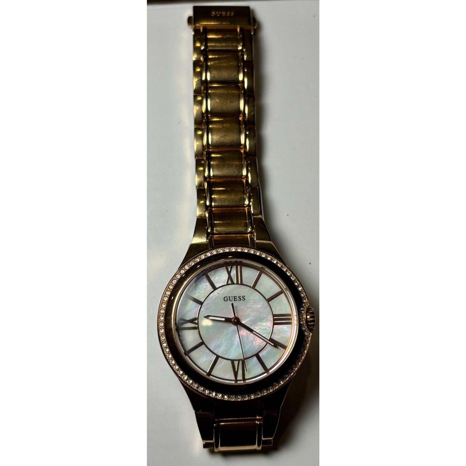 Stunning Guess Moonbeam (W15077L1) Rose Gold Ladies Watch