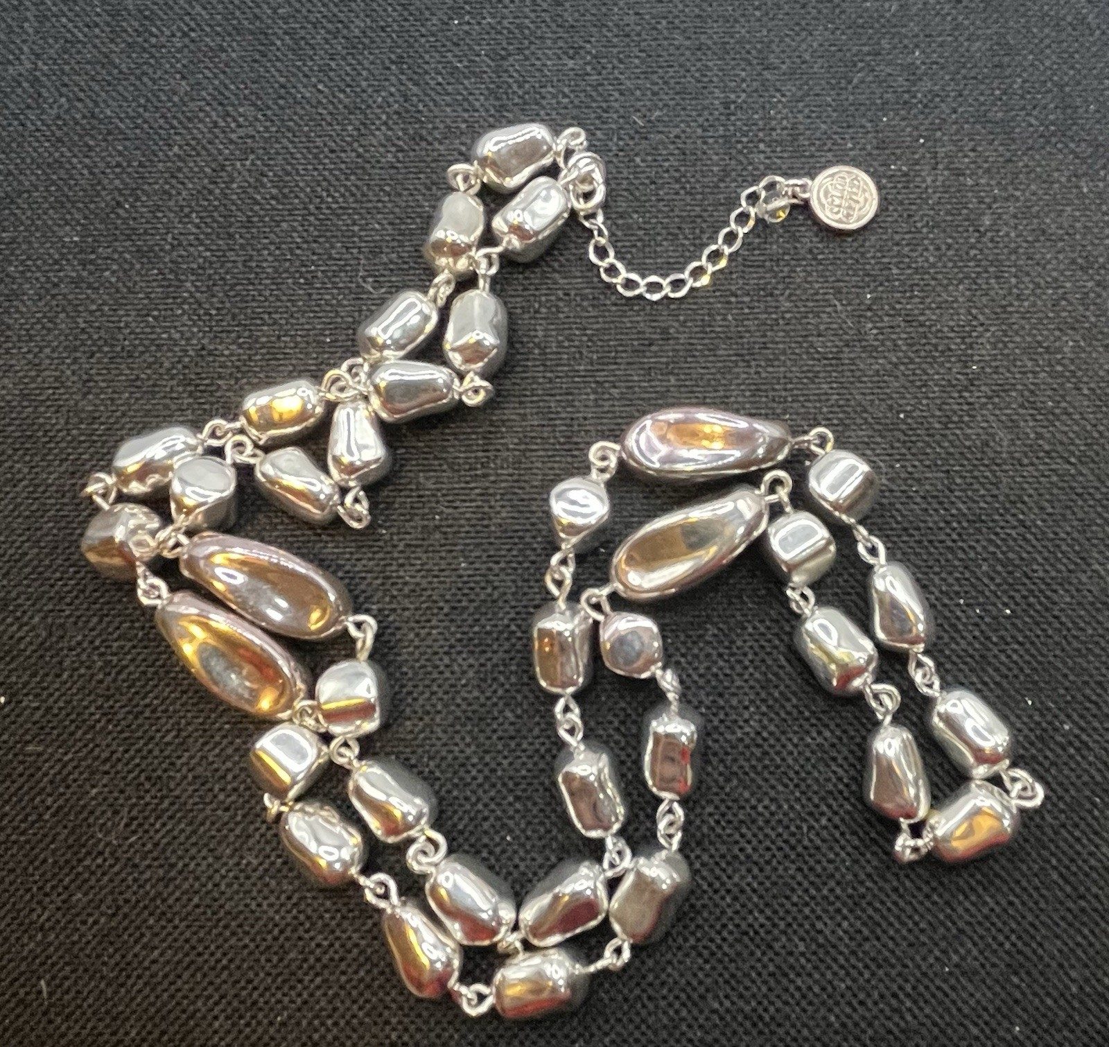 Bastian Brothers Silver 28” Matinee Necklace – Retired Piece