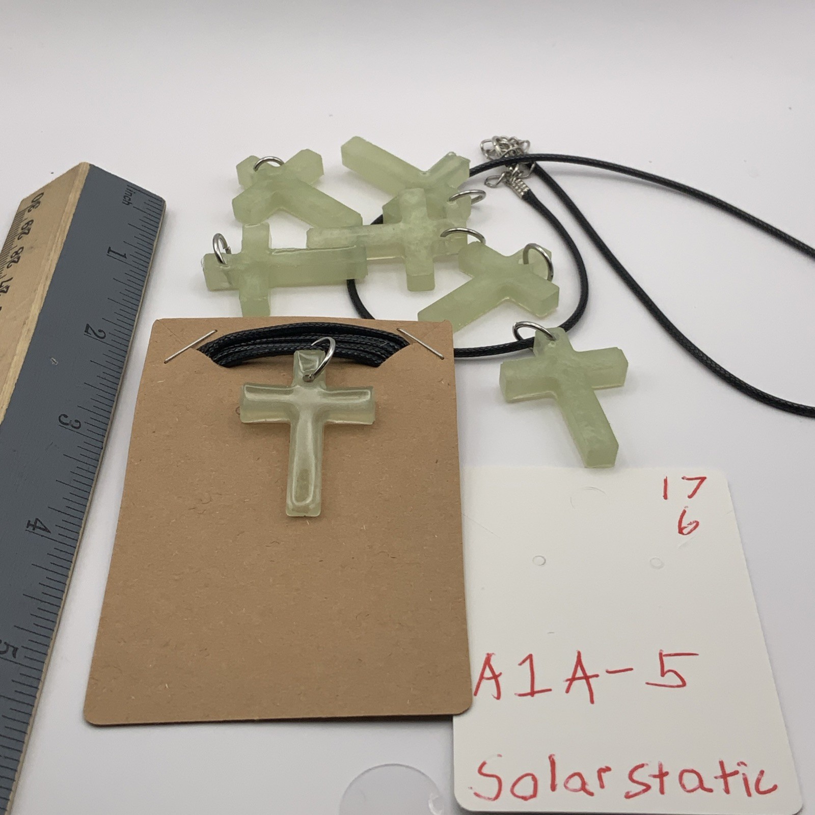 House Of David Handmade Cross Necklace Solar Static Bulk Available