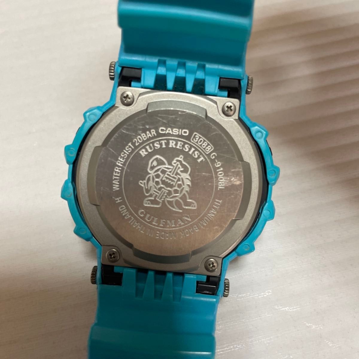 G SHOCK GULFMAN G 9100BL Light Blue Gulfman
