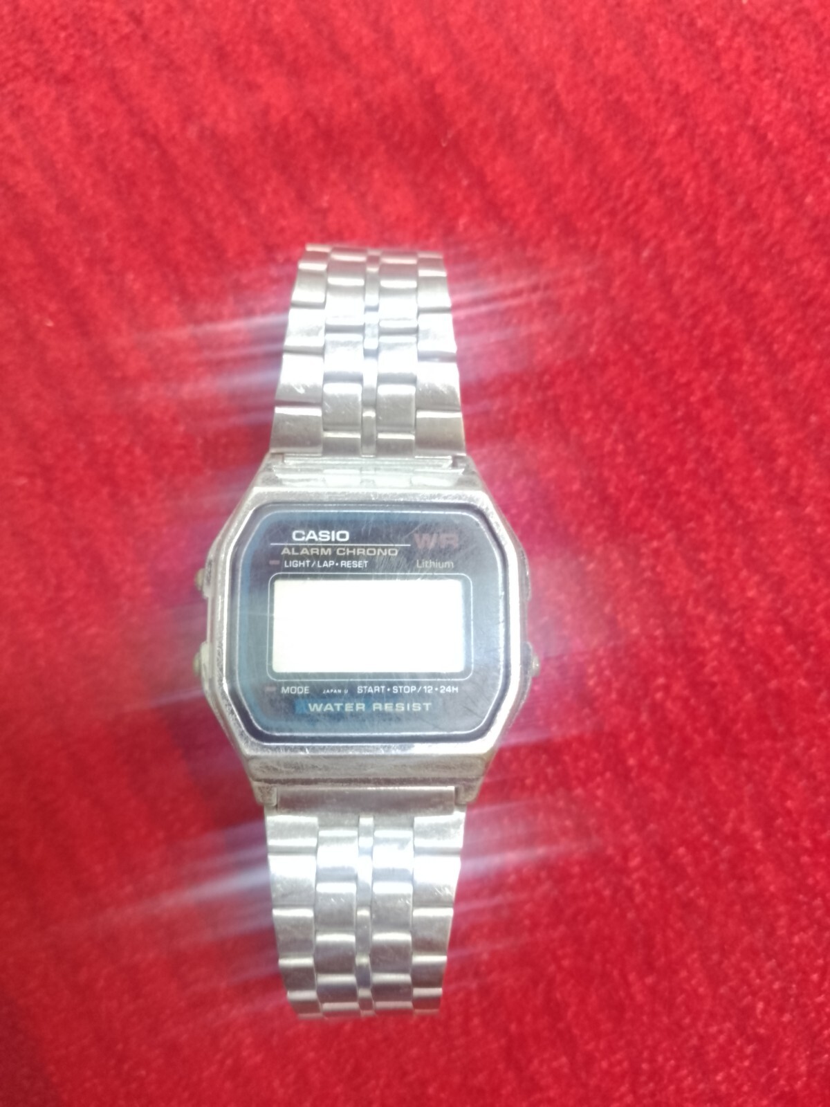 Casio A159W Retro Japanese Classic Old Fashioned Silver Digital Water Resistant